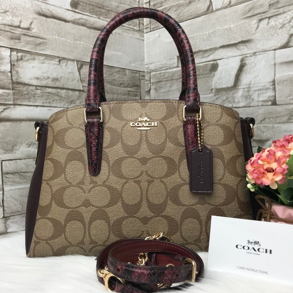 Coach Handbags - 👜‼️SALE‼️🌺MINI SAGE CARRYALL 9 3/4"